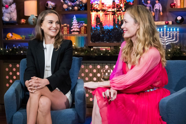 NATALIE PORTMAN and LESLIE MAN at Watch What Happens Live 12/18/2018