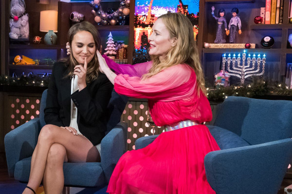 NATALIE PORTMAN and LESLIE MAN at Watch What Happens Live 12/18/2018