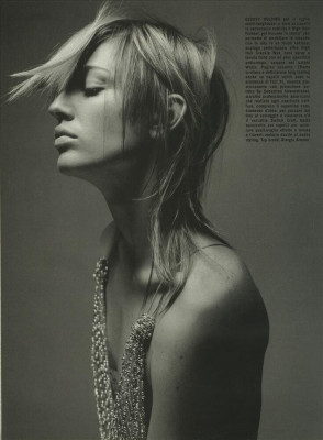 Natasha Vojnovic ~ Vogue Italia April 2002 by Antonio Spinoza