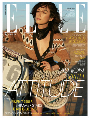 NATASHA LIU BORDIZZO in Elle Magazine, Australia September 2019