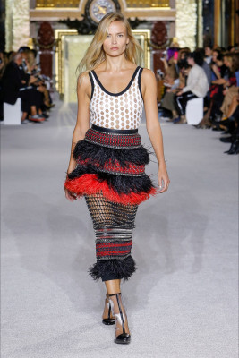 Natasha Poly – Balmain Fashion Show in Paris 