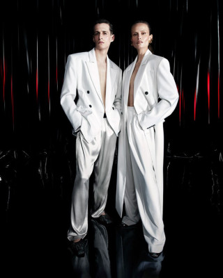 Natasha Poly for Ferrari FW 2024-25 by Willy Vanderperre