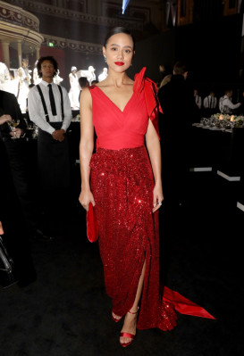 Nathalie Emmanuel - British Fashion Awards in London 12/02/2019
