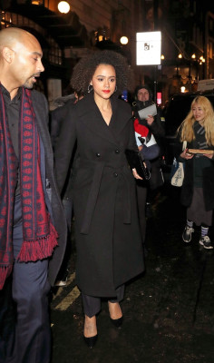 Nathalie Emmanuel – Leaving “La bohème” VIP Press Night in London