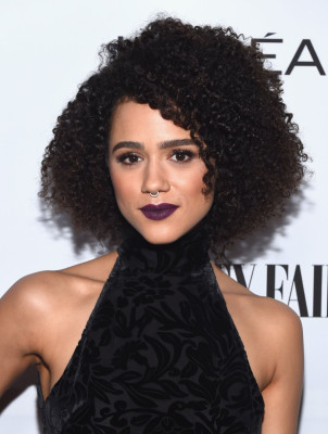 NATHALIE EMMANUEL at Vanity Fair and L’Oreal Paris Toast to Young Hollywood