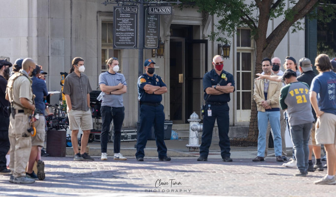 Nestor Carbonell - Bandit (2021) On Set in Thomasville, GA May 2021