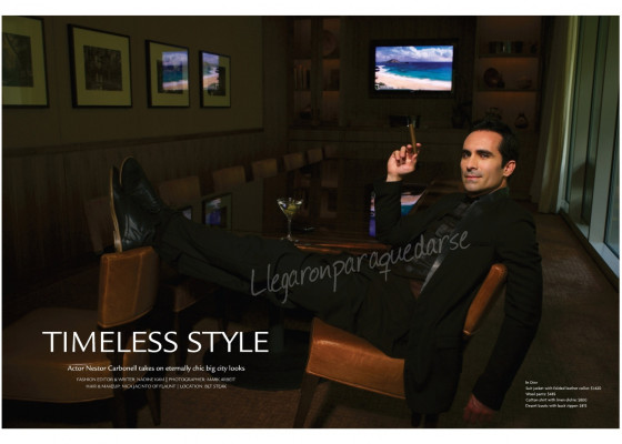 Nestor Carbonell - Mark Arbeit Photoshoot in Honolulu for HI Luxury 06/10/2010