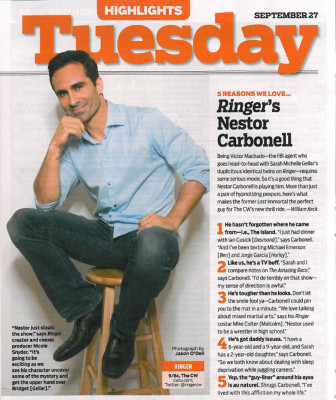 Nestor Carbonell by Jason O&#039;Dell for TV Guide for San Diego Comic-Con 07/21/2011