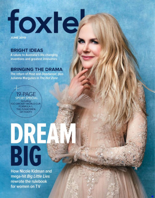 NICOLE KIDMAN in Foxtel Magazine, June 2019