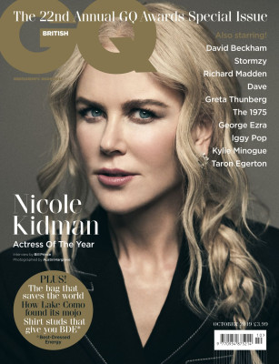 NICOLE KIDMAN in GQ Magazine, UK October 2019