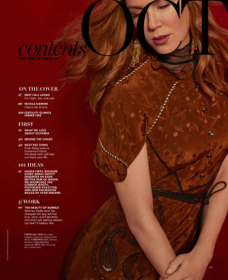 Nicole Kidman – Marie Claire, October 2018
