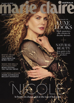 Nicole Kidman by Jake Terrey for Marie Claire // 2020