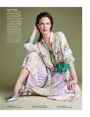 Nicole Petty for Marie France April 2019