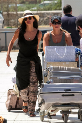 Nicole Scherzinger - Airport in Mykonos, Greece 07/04/2018
