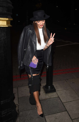 Nicole Scherzinger – Leaving Zuma Restaurant in London