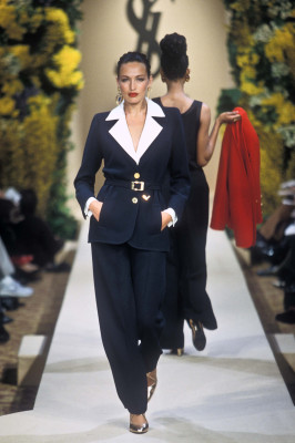 Nieves Alvarez for Yves Saint Laurent  Haute Couture SS 2000