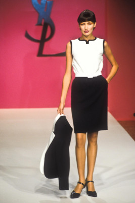 Nieves Alvarez for Yves Saint Laurent Paris spring 1998