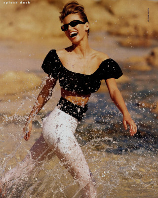 Niki Taylor ~ US Harper&#039;s Bazaar June 1991 by Matthew Rolston