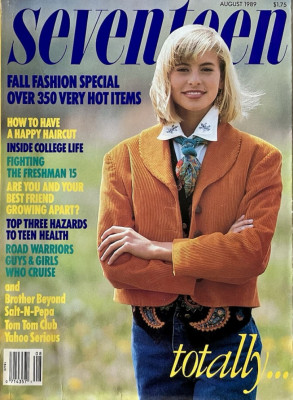 Niki Taylor for Seventeen U.S. August 1989