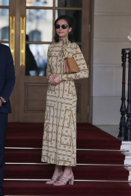 Nina Dobrev-Arrives at the Ritz hotel in Paris