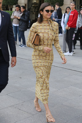 Nina Dobrev-Arrives at the Ritz hotel in Paris