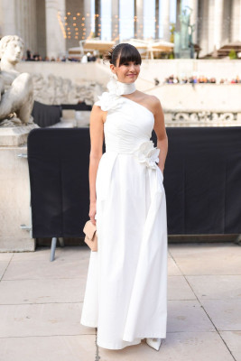 Nina Dobrev - at Elie Saab S/S 2025 Fashion Show at Paris Fashion Week 