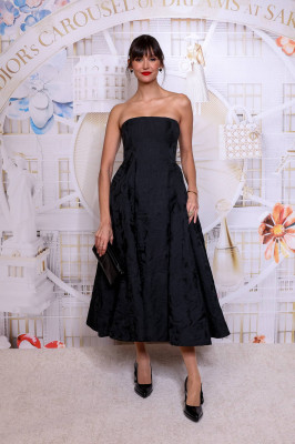 Nina Dobrev at Saks and Christian Dior Holiday unveiling in NY 11/20/23