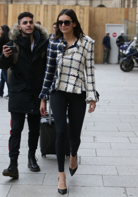 Nina Dobrev – Outside the Ritz Hotel in Paris