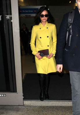 Nina Dobrev – Arriving at Los Angeles International Airport