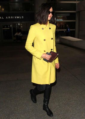 Nina Dobrev – Arriving at Los Angeles International Airport