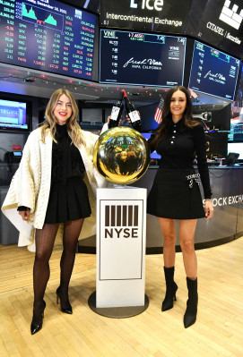Nina Dobrev-Fresh Vine Wine Celebrates Initial Public Offering 