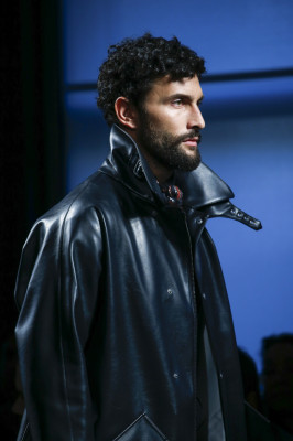 Noah Mills - Bottega Veneta Fall/Winter 2017 Menswear Fashion Show in Milan