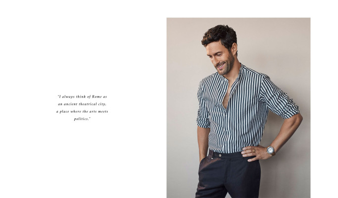 Noah Mills - for Massimo Dutti Ciao Roma Lookbook
