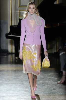 Noel Berry - Blumarine Fall/Winter 2017 Fashion Show in Milan