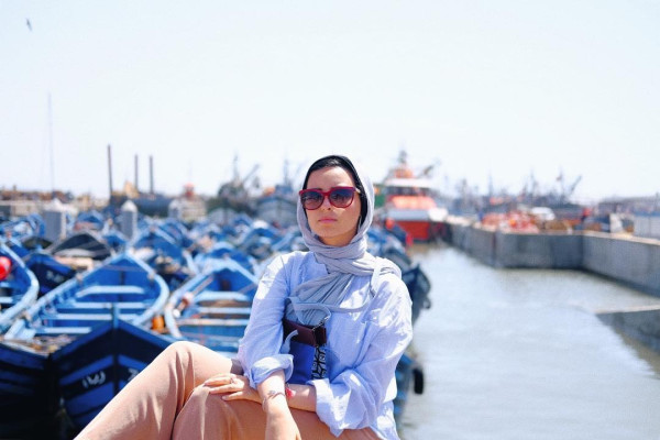 Noor Tagouri in Essouira, Morocco 08/12/2018