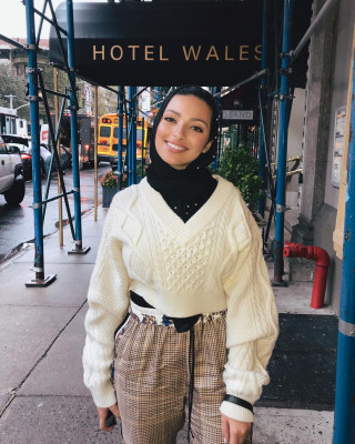 Noor Tagouri in New York 09/30/2018