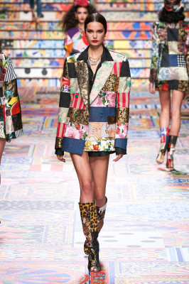Noortje Haak - Dolce &amp; Gabbana Spring/Summer 2021 Fashion Show in Milan