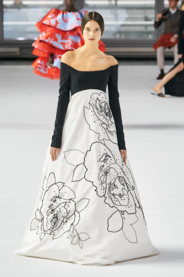 Noortje Haak - Carolina Herrera Fall/Winter 2020 Fashion Show in New York