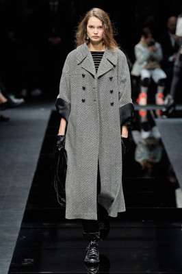 Noortje Haak - Giorgio Armani Fall/Winter 2020 Fashion Show in Milan