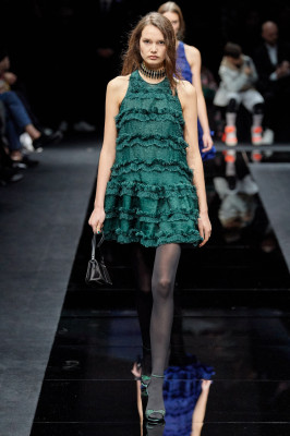 Noortje Haak - Giorgio Armani Fall/Winter 2020 Fashion Show in Milan