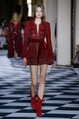 Noortje Haak - Zuhair Murad Couture Fall/Winter 2020 Show in Paris