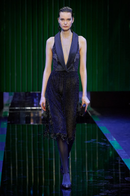 Noortje Haak - Giorgio Armani Fall/Winter 2022 Fashion Show in Milan