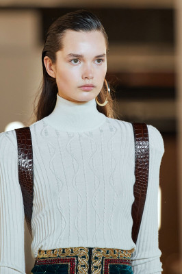 Noortje Haak - Balmain Fall/Winter 2021 Fashion Show in Paris