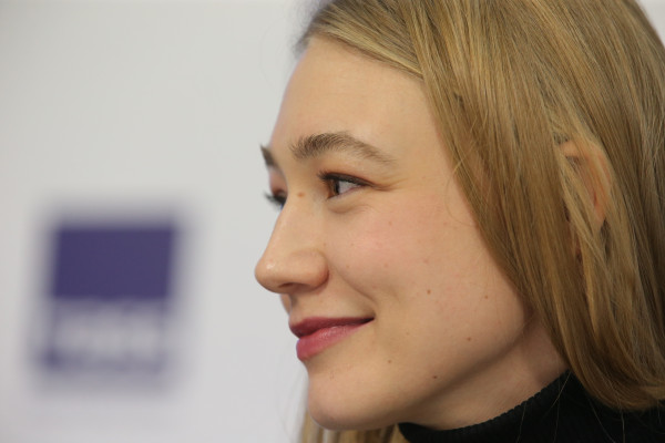 Оксана Акиньшина на пресс-конференции фильма &quot;Рассвет&quot; 23/01/19