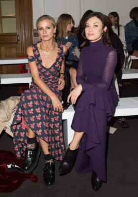 Olga Kurylenko At Temperley show, Spring Summer 2018, London Fashion Week, UK