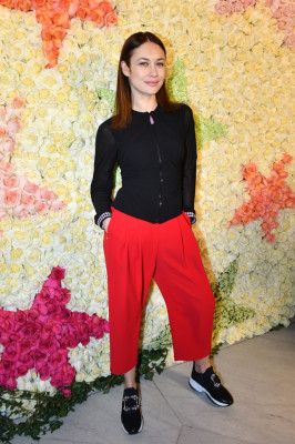Olga Kurylenko – Schiaparelli Haute Couture Spring Summer Fashion Show in Paris 
