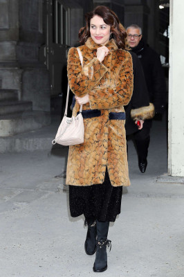 Olga Kurylenko - Leaving Chanel fashion show 2017 in Paris