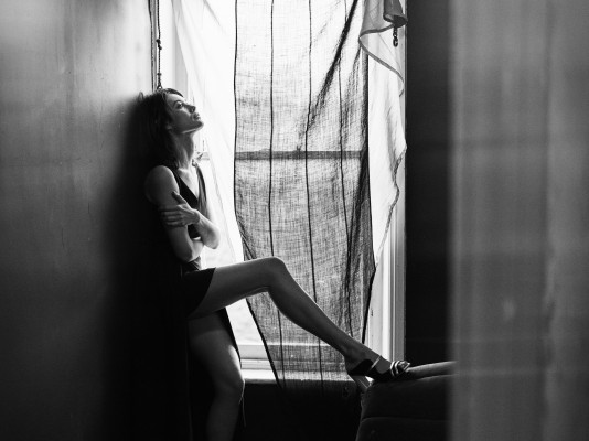 Olga Kurylenko - photoshoot for THE FALL Magazine 2017, by Simon Emmett