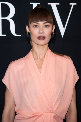 Olga Kurylenko at Giorgio Armani Show at Paris Fashion Week