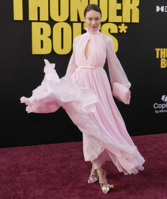 Olga Kurylenko at Marvel’s Thunderbolts Los Angeles Premiere